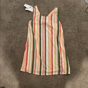 Roxy Multicolor Striped Kids SwimSuit Coverup or Dress